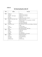 Tài liệu Giáo án môn Tiếng Việt tuần  30