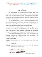 Nâng cao chất lượng cho vay trung và dài hạn tại Công ty Tài chính Dầu khí.doc