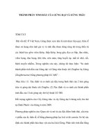 Thành phần tinh dầu của gừng dại và gừng trâu