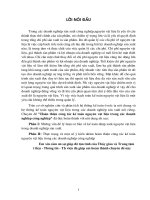 Hoàn thiện kế toán tập hợp chi phí sản xuất và tính giá thành sản phẩm với việc tăng cường quản trị doanh nghiệp tại Công ty may Chiến Thắng – Tổng công ty dệt may Việt Nam