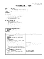 Giáo án Thủ công - Lớp 2 - Cắt dán phong bì - Tiết 1