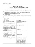 Tài liệu Giáo án môn Tập làm văn lớp 3 - Tuần 12