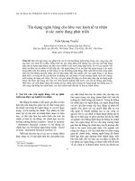 Tín dụng ngân hàng cho khu vực kinh tế tư nhân ở các nước đang phát triển