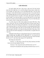 Quản trị danh mục sản phẩm của TCT chăn nuôi VN