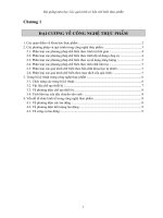 Nguyên lý chế biến thực phẩm chương 1