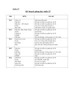 Tài liệu Giáo án môn Tiếng Việt tuần  27