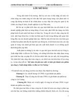 Kế toán chi phí sản xuất và tính giá thành sản phẩm tại công ty Xuất nhập khẩu và đầu tư Cát Tường