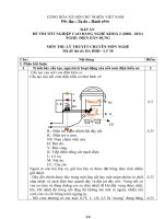 Đáp án đề thi lý thuyết điện dân dụng 30
