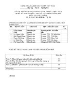 Đề thi thực hành kỹ thuật máy lạnh và điều hòa không khí 24