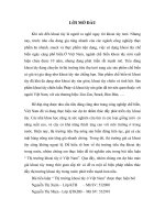 Thị trường khoai tây ở Việt Nam