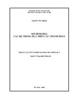 Mô hình hóa các hệ thống dựa trên các thành phần