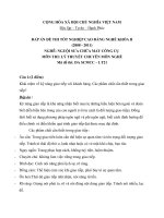 Đáp án Nguội sửa chữa máy công cụ 21