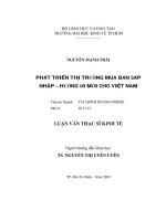 Phát triển thị trường mua bán sáp nhập - Hướng đi mới cho Việt Nam