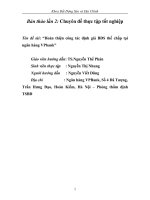 Hoàn thiện công tác định giá BĐS thế chấp tại ngân hàng VPbank