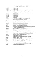 Đánh giá khả năng bắt aflatoxin G1 của cột ái lực miễn dịch do Viện Pasteur Tp.HCM sản xuất - viết tắt