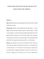 Đánh giá phẫu thuật nhũ tương hóa thể thủy tinh dùng kỹ thuật Ozil Torsional