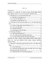 Giải pháp nâng cao chất lượng thẩm định trong hoạt động cho vay tại chi nhánh Ngân hàng Ngoại thương Thành Công