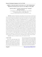 Nghiên cứu phương pháp tách tế bào gan và thử nghiệm hoạt tính bảo vệ tế bào gan