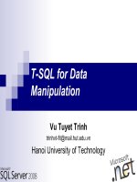 SQL Server - Bài  3