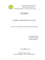 Chế biến sản phẩm khô cá lóc ăn liền