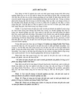 Tổ chức kế toán chi phí sản xuất và tính giá thành sản phẩm ở Công ty Cổ phần Xây dựng Fadin Việt Nam