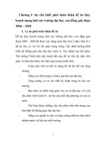 Hoàn thiện đề án Quy hoạch mạng lưới các trường đại học, cao đẳng trong cả nước giai đoạn 2006 – 2020 .doc