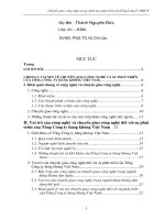 Chuyển giao công nghệ trong chiến lược phát triển của Tổng công ty Hàng Không Việt Nam