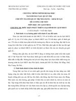 Dịch vụ MICE - Chương 3