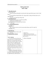 Giáo án môn Tập làm văn lớp 3 - tuần 30