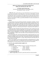 Khảo sát tinh sạch enzyme papain từ đu đủ