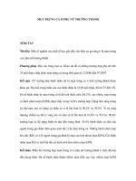 Mụn trứng cá ở phụ nữ trưởng thành