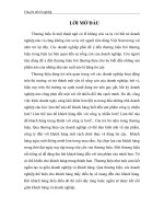 Chiến lược phát triển thương hiệu cho công ty Ngọc Hoa