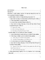 Báo cáo thực tập tại Vụ Kinh tế Nông nghiệp Bộ Kế hoạch và Đầu tư