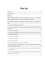 Hoàn thiện nội dung thẩm định Dự án đầu tư tại Ngân hàng Công thương Việt Nam chi nhánh Ba Đình