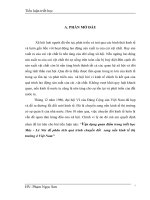 Quá trình chuyển đổi sang nền Kinh tế thị trường và sự vận dụng quan điểm triết học Mác - Lênin
