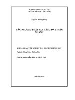Các phương pháp sắp hàng đa chuỗi nhanh