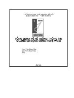 Tổng quan về hệ thống thông tin quang sử dụng công nghệ WDM