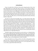 Lãi suất tín dụng Ngân Hàng và sự điều hành lãi suất của ngân hàng nhà nước Việt Nam