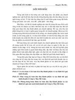 Kế toán tiêu thụ thành phẩm và xác định kết quả kinh doanh tại Công ty May Hồ Gươm