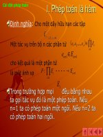 Hướng đối tượng - Cài đặt phép toán