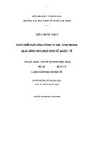 Phát triển mô hình công ty mẹ - con trong quá trình hội nhập kinh tế quốc tế.pdf