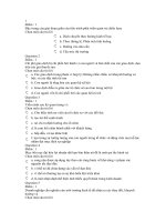 Bộ đề thi trắc nghiệm quản trị dự án - Đề 2