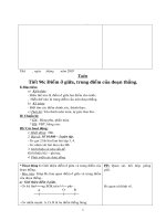 Kế hoạch giảng dạy tuần 20