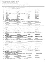 Đề thi và đáp án môn Anh văn Trường Đại học kinh tế- luật - đề thi 3b