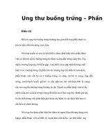 Ung thư buồng trứng phần 2 