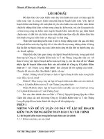 Hoàn thiện lập kế hoạch kiểm toán BCTC do Cty Cổ phần Kiểm toán và Tư vấn Thăng Long thực hiện