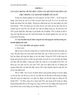 Kế toán NVL trong doanh nghiệp sx