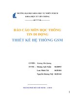 Thiết kế hệ thống gsm