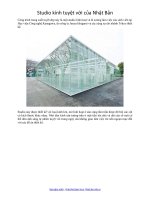 Studio kính tuyệt vời của Nhật Bản