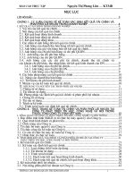 Hoàn thiện kế toán xác định kết quả tài chính và phân phối lợi nhuận của Doanh nghiệp